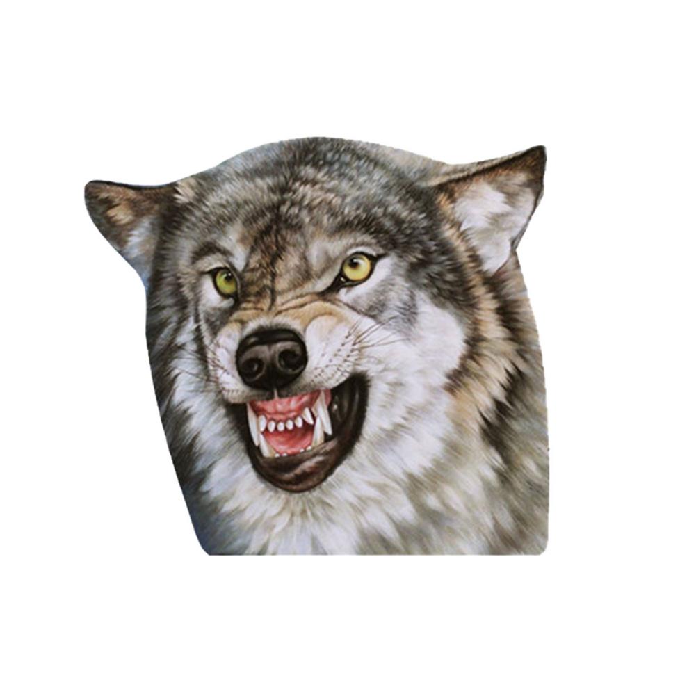 

2021 Животное Автомобильное Окно Стекло Наклейка На Автомобиль Кошка Лев Волк Бульдог Собака Сова Наклейка Декор Автомобиля