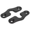 KIMISS Sun Visor Repair Kit, Car Sun Visor Mount Clip Bracket Holder Replacement for Wrangler JL2018 and Up
