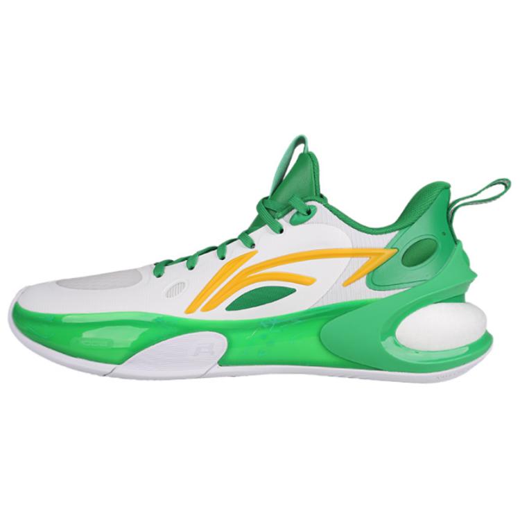 

Новые баскетбольные кроссовки LINING YuShuai 17 LOW Мужские Низкий верх Зеленый/Белый/Желтый ABAT127-12 43