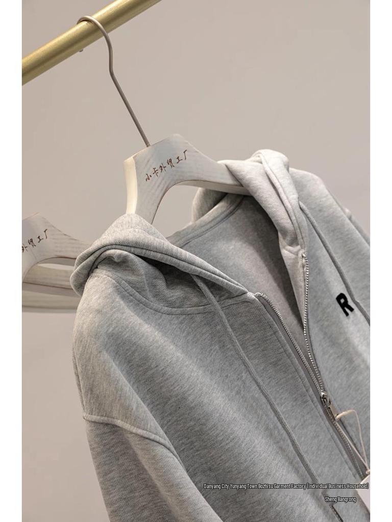 Jimo Women's Petite Cardigan: Versatile Spring/Autumn Stylish Sweatshirt Jacket