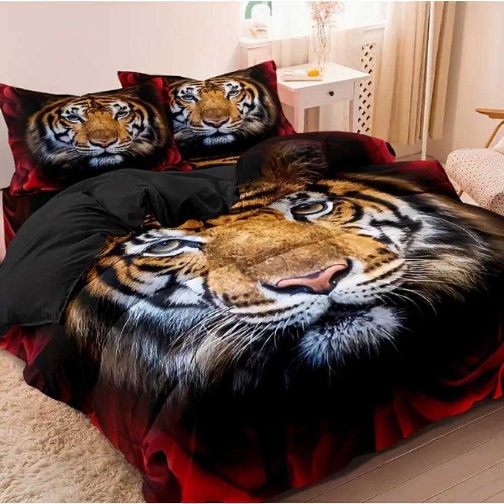 Fashion Technology Printing, 3D Digital Printing, Bedding, Duvet Covers, Pillowcases, Three-piece Sets