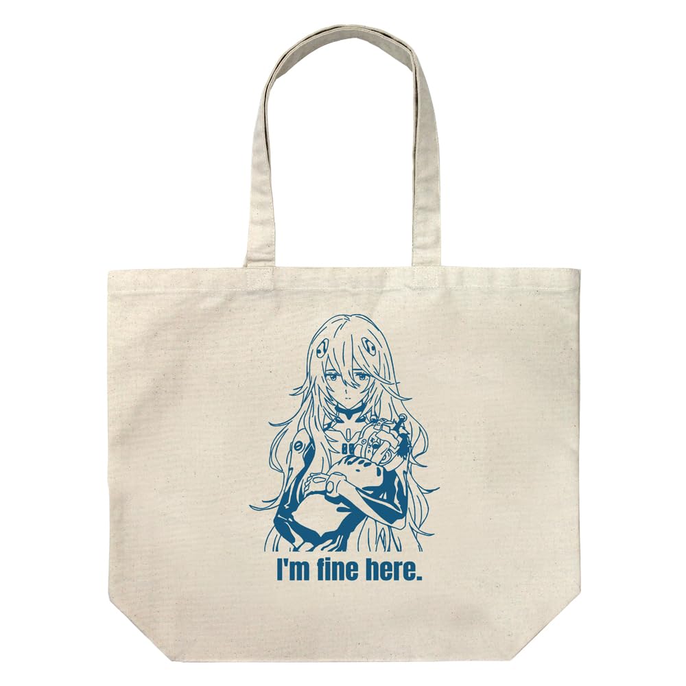 

COSPA EVANGELION Rei Ayanami Large Tote Bag Long Hair NATURAL [Official] Ver.