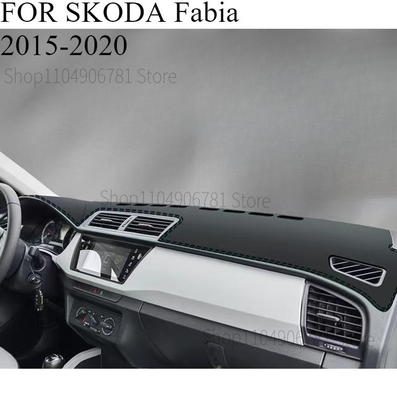 

FOR SKODA Fabia 2015- Car Dash Mat Dashmat Dashboard Mat Cover Sun Shade Dash Board Cover Carpet Accessories front B