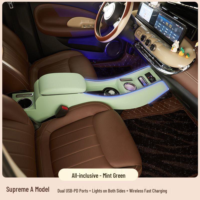 Armrest Storage Box for Wuling Bingo Electric Vehicle Interior Modification