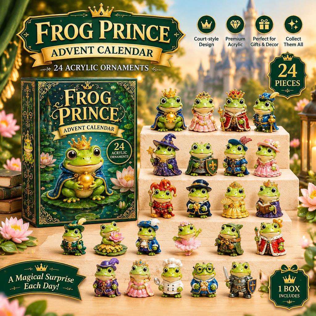2026 Acrylic Frog Themed Advent Calendar Blind Box
