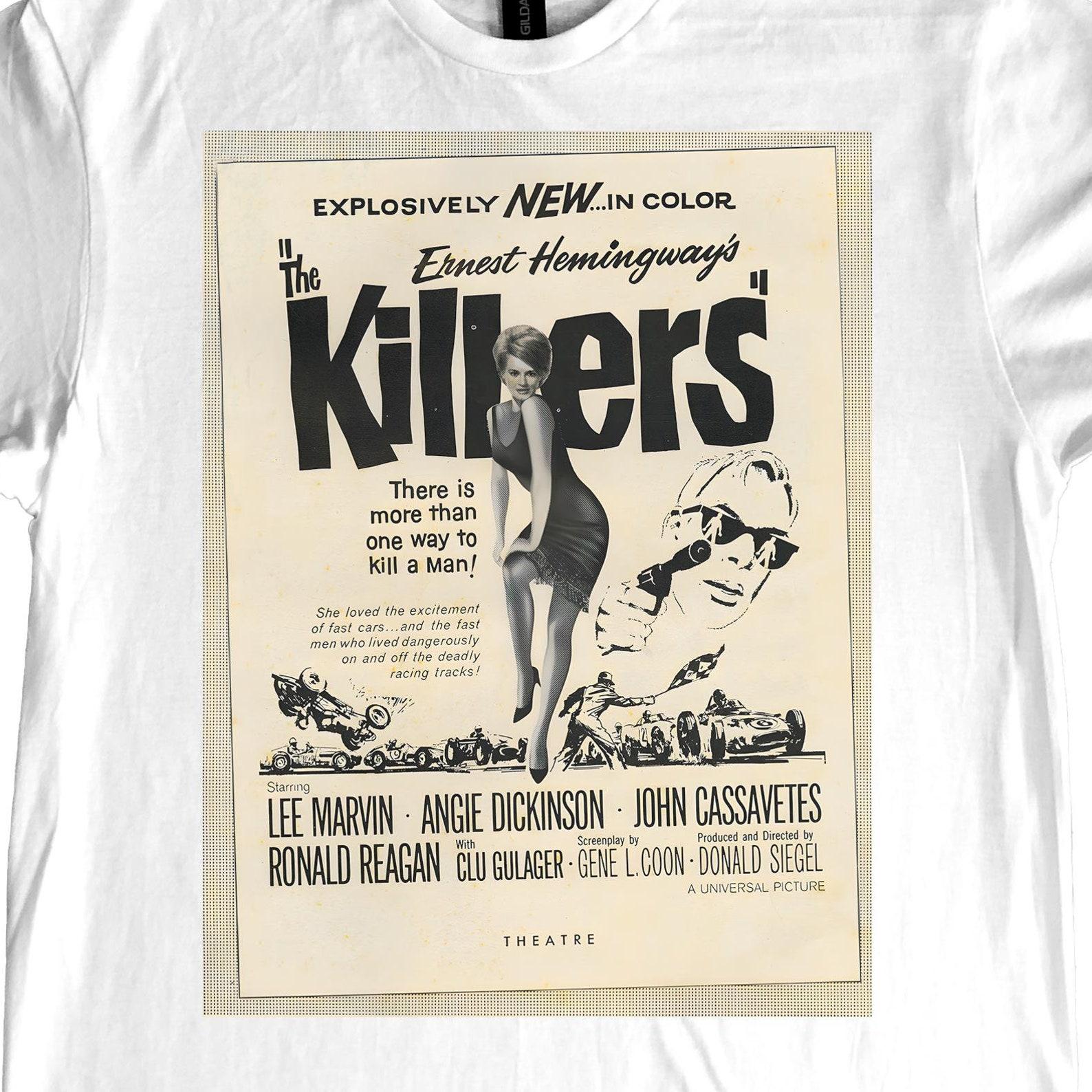 The Killers Ernest Hemmingway Film Movie Poster T-Shirt S-XXL S