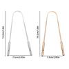 1Pcs Stainless Steel Tongue Scraper U-Shaped Metal Fresh Breath Cleaning Coated Tongue Toothbrush Oral Hygiene Care Tools