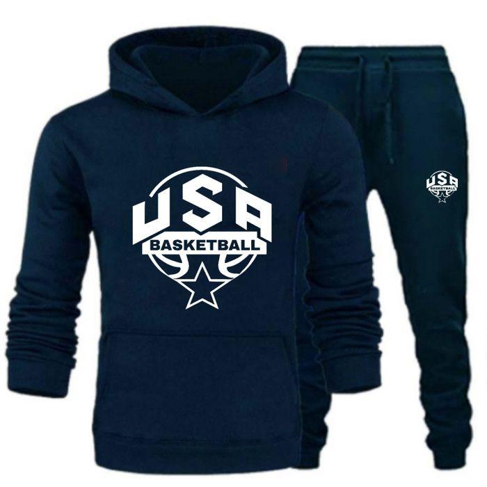 Jogging Basketball homme bleu marine - - Bleu