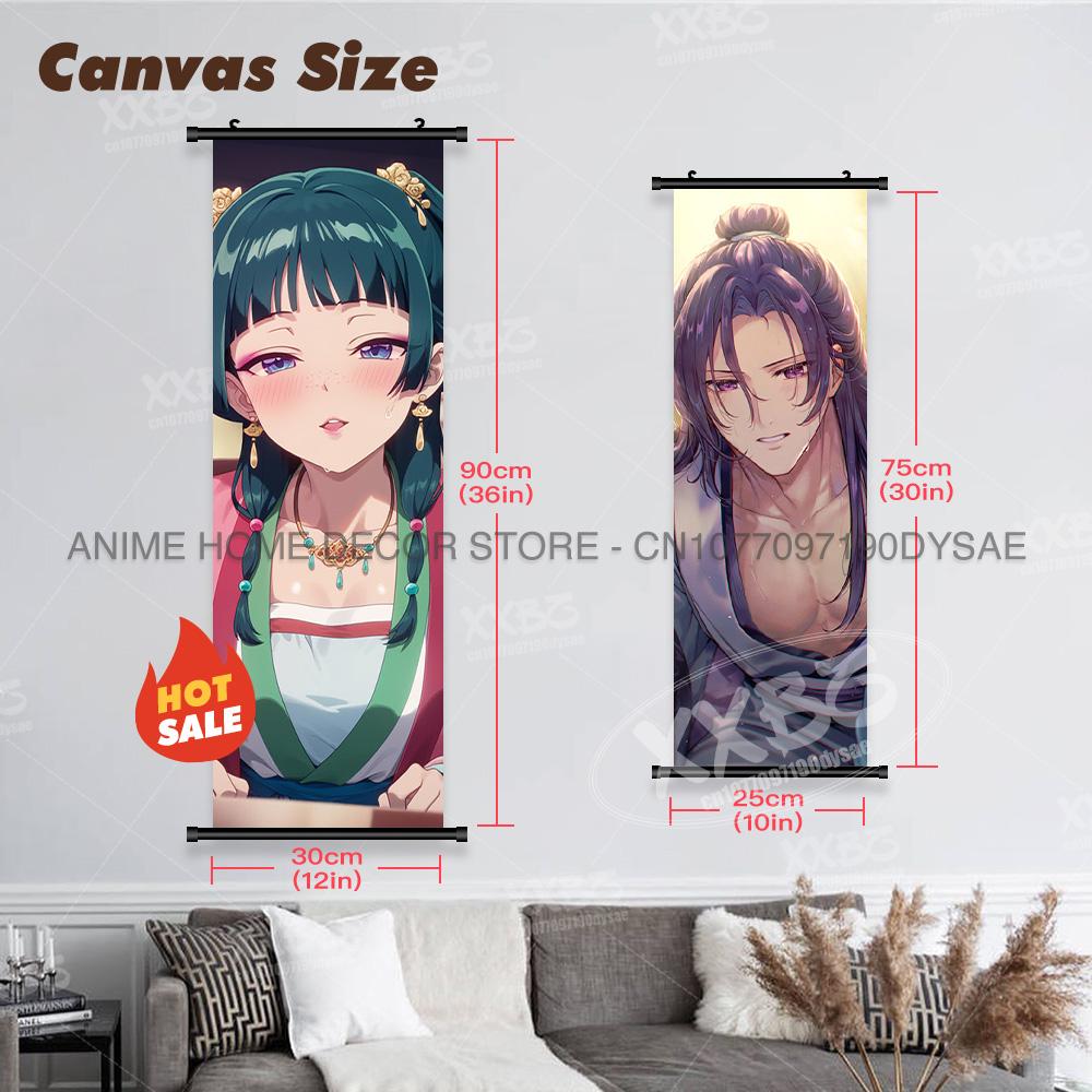 Japanese Anime The Apothecary Diaries Home Decoration Hanging Painting Canvas Print Wall Art Scrolls Picture Room Decor Poster