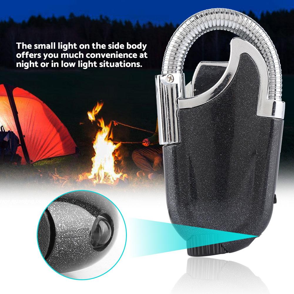 Outdoor BBQ Camping Flexible Neck Refillable Butane Flame Lighter Ignition Tool (#1)