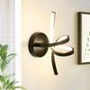 LED Indoor Wall Sconce - NETTLIFE - 7W Model - 3000K Warm White - Aluminum Black - Scandinavian Style