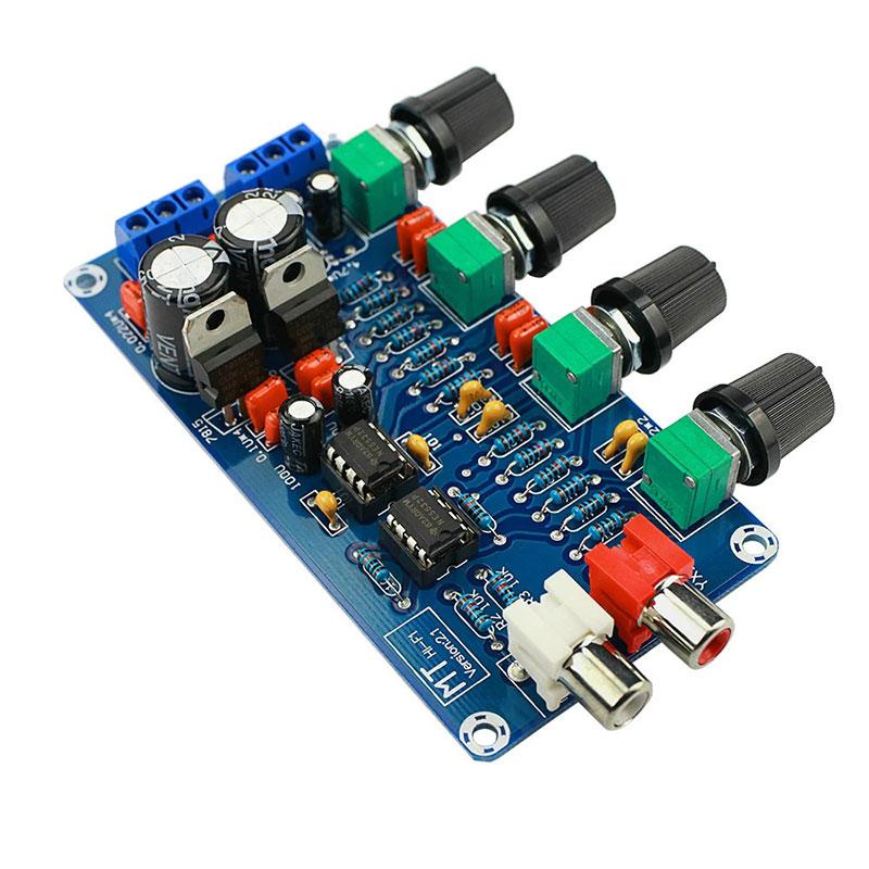 Ne5532 Stereo Pre-Amp Preamplifier Tone Board Audio 4 Channels Amplifier Module