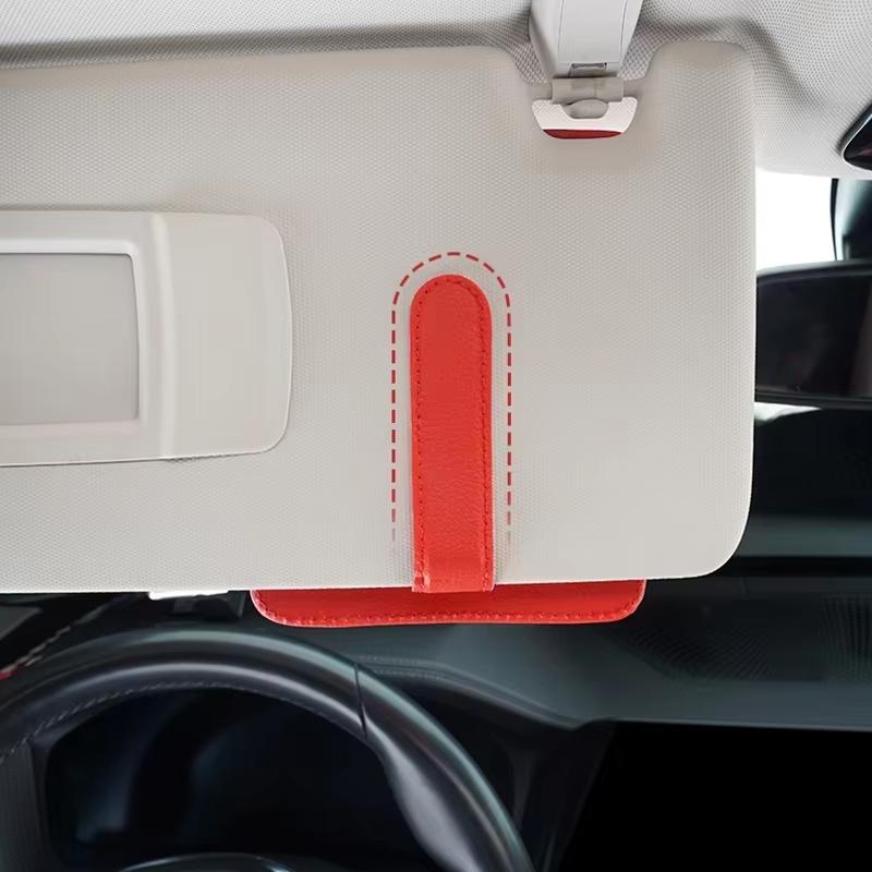 Volvo Car Sun Visor Storage Card Bag Glasses IC Card Clip Holder For XC S60 V60 C30 XC60 XC40 V70 XC90 V40 SC60 190h R V50 S90