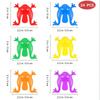 24 bunte Mini-Springfrösche – Fingerspielzeug aus Kunststoff für spielerisches Lernen und als Partygeschenk, ideales Geburtstagsgeschenk