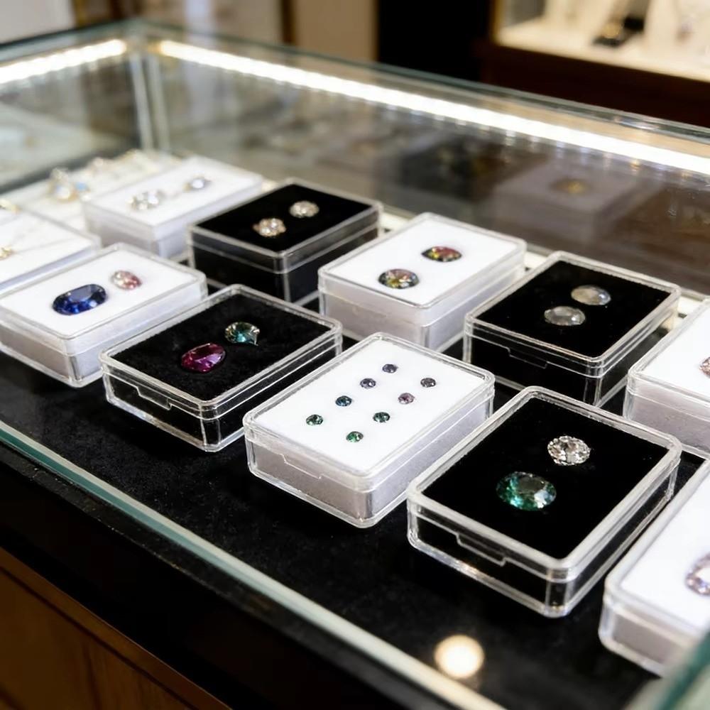 Transparent Clear Storage Container Acrylic Jewelry Packaging Box Jewelry Box For Diamond Jewelry