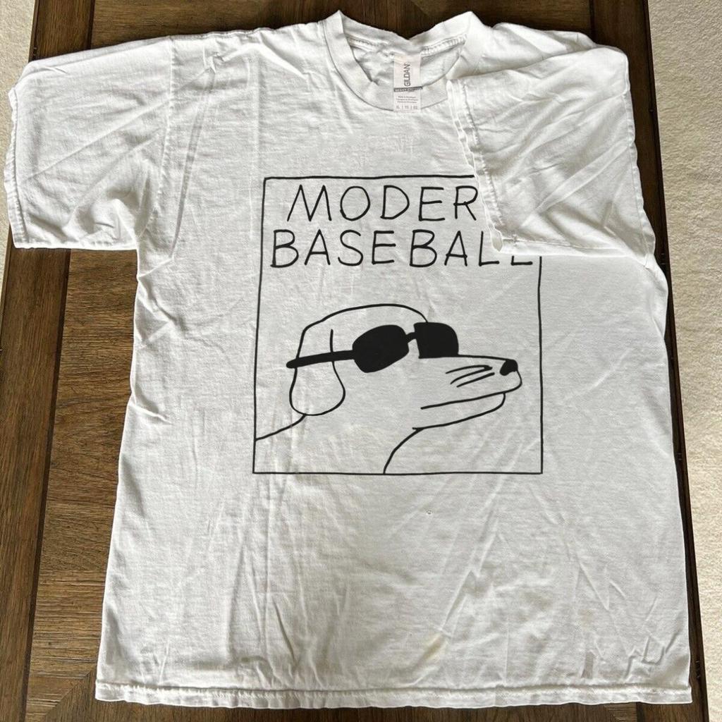 Maglietta in Cotone Banda Baseball Moderno Vintage Unisex Concerto TU263
