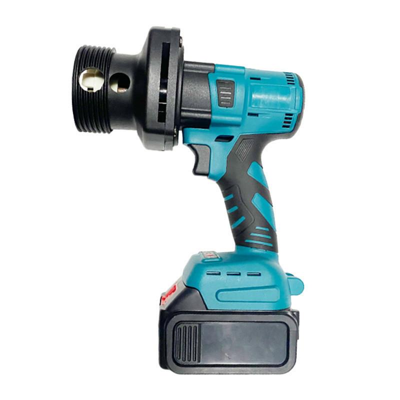 High Power Brushless Oil Pump Portable Liquid Extraction Bucket Pump Large Capacity Lithium-ion Diesel Pumping Unit Blue