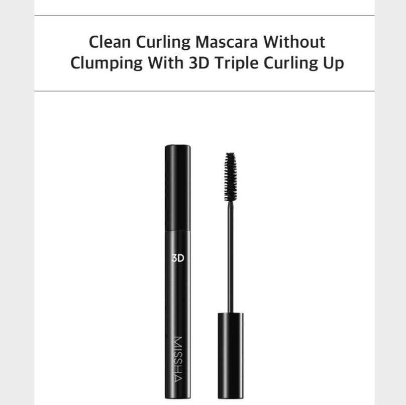MISSHA 3D Mascara Black 7g