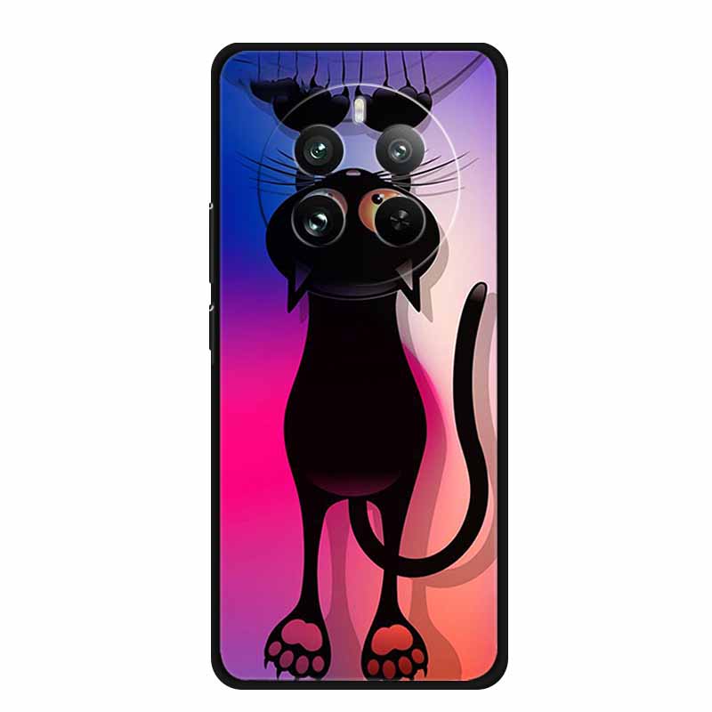 For Realme 12 4G Case 6.67" Luxury TPU Soft Silicone Phone Cases Back Cover for Realme12 4G Shockproof Lovely Cute Bumper Coque