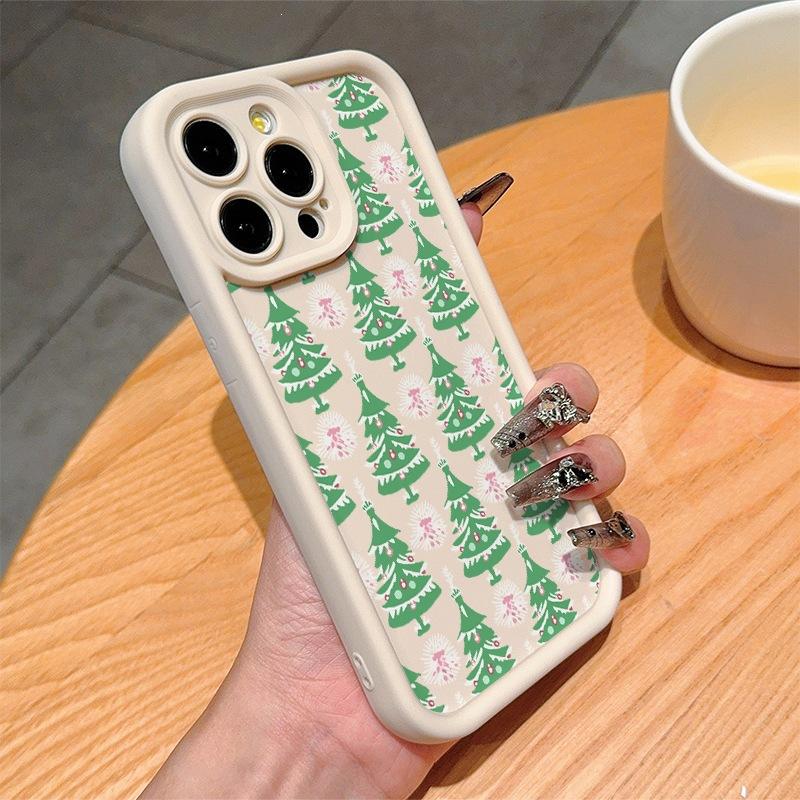 Christmas models are suitable for iPhone16ProMax mobile phone case 15/16 Apple 13 anti-drop shock absorption 11/12Promax