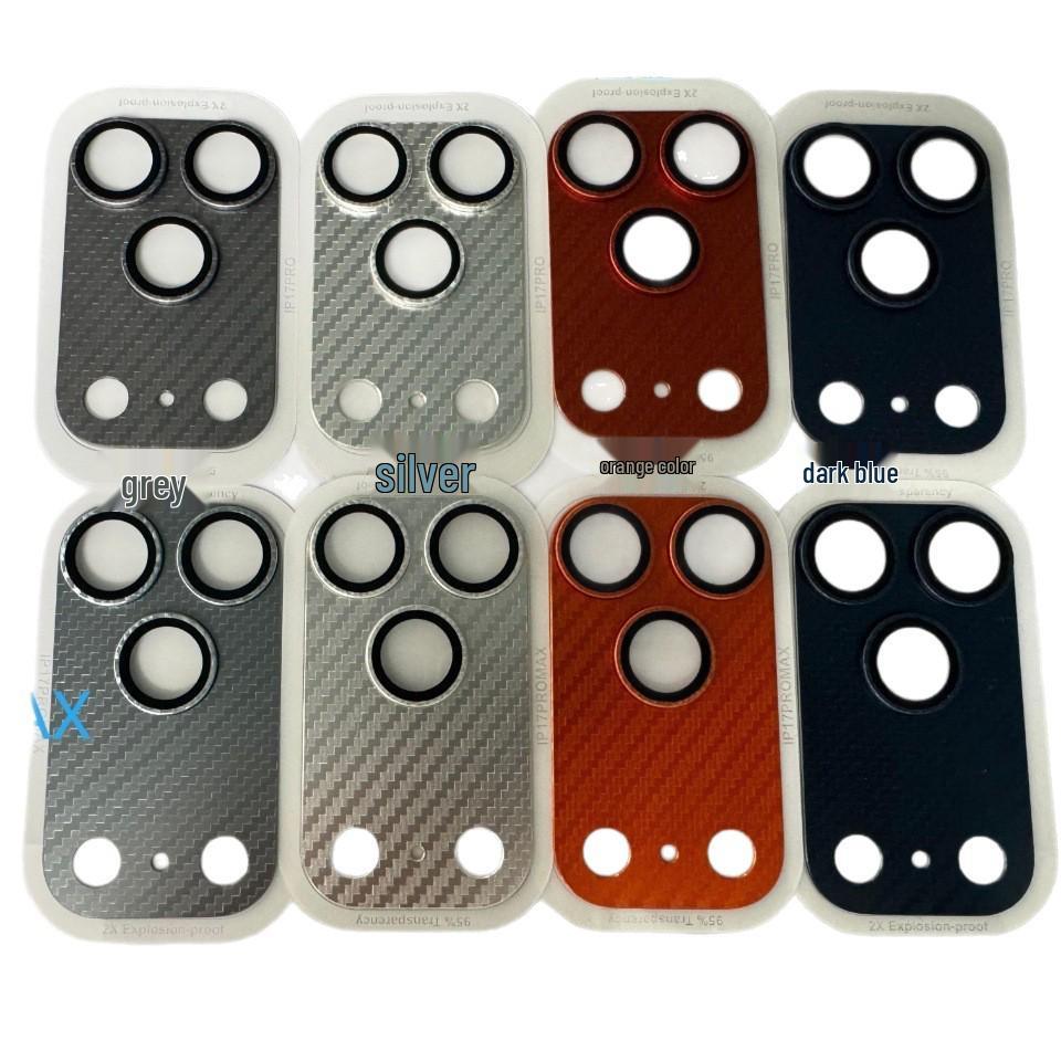 Compatible with Apple 17 Pro Max/CD Frosted Armor Lens Protector and 17 Air/17 Explosion-Proof Mobile Phone Lens Film.