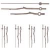 5 Sets DIY Clock Hands Wall Clock Hands Wood Clock Hands Repair Wooden Clock Hands for Replacement