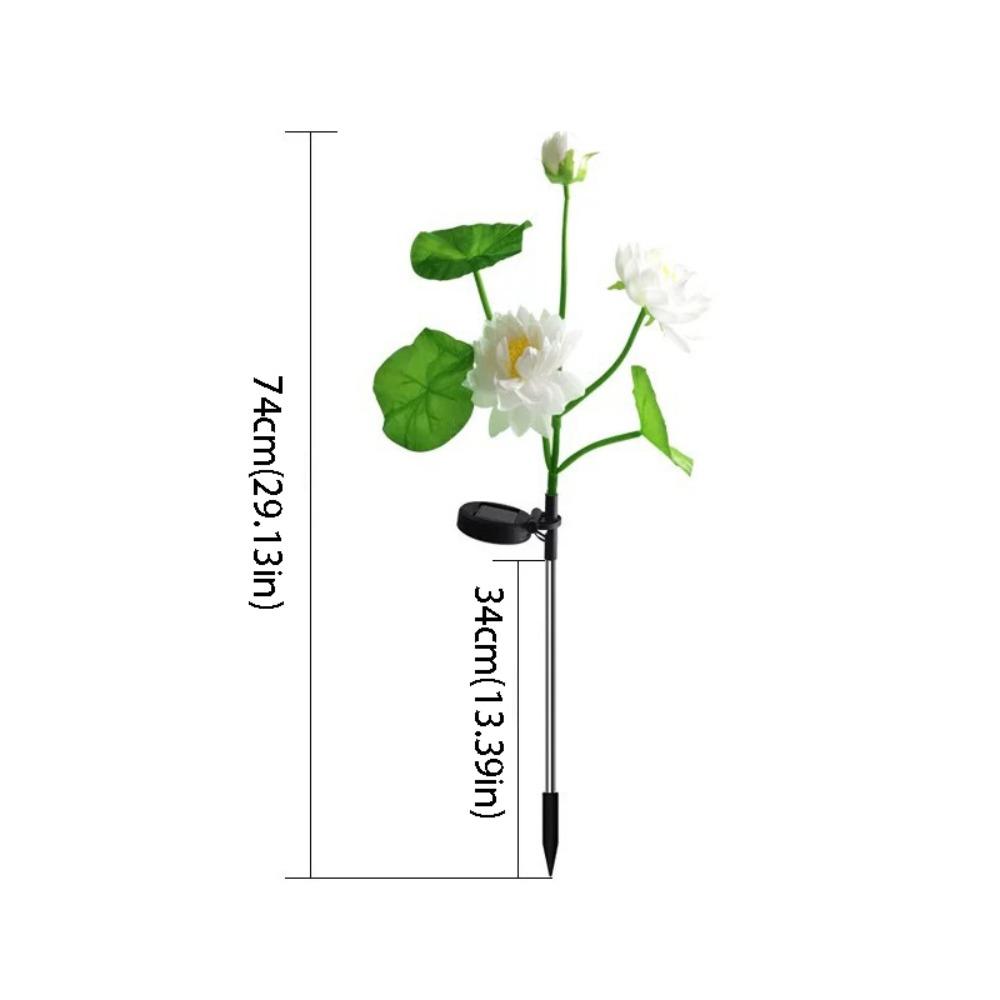 

Plug in Light Solar Lotus Light Solar Powered Garden Lights Solar Powered Light Balcony Atmosphere