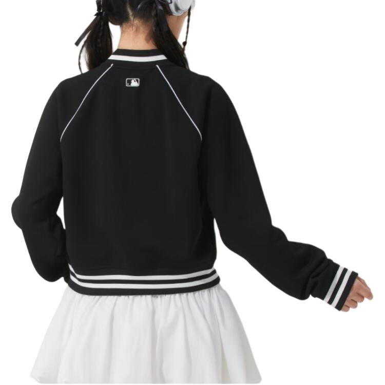 New MLB Varsity New York Yankees Jacket Women's Black 3FTRV1251-50BKS