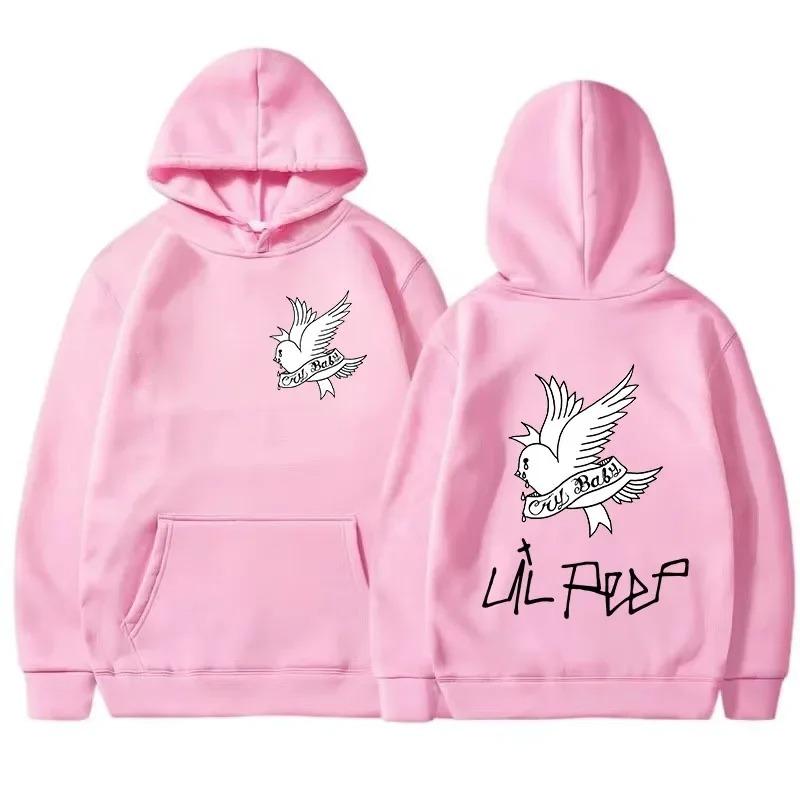 New autumn_winter men's Lil Peep printed hoodie and hoodie Sporty women's fashion Casual hip-hop Harajuku Street hip-hop top