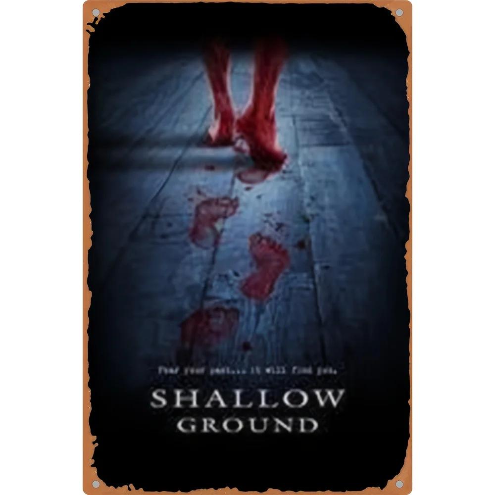 Retro Halloween Metal Sign Horror Movie Theme Shabby Iron Painting Tin Signs Wall Art Man Cave Film Theater Club Home Decoration