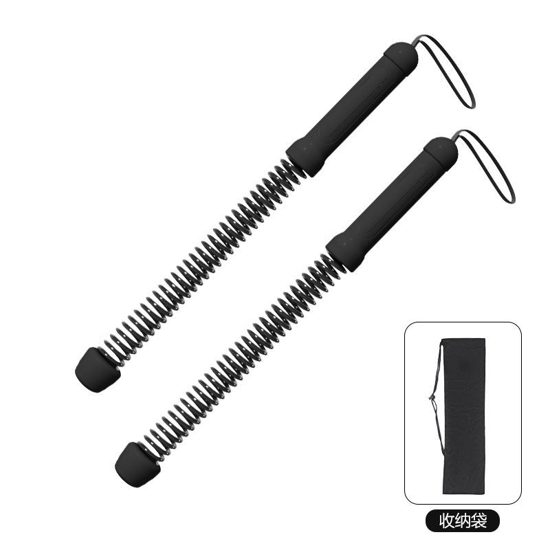 New Cordless Spring Battle Rope for Indoor Outdoor Fitness Training, Arm Muscle Exercise 46CM + 1.6KG чёрный