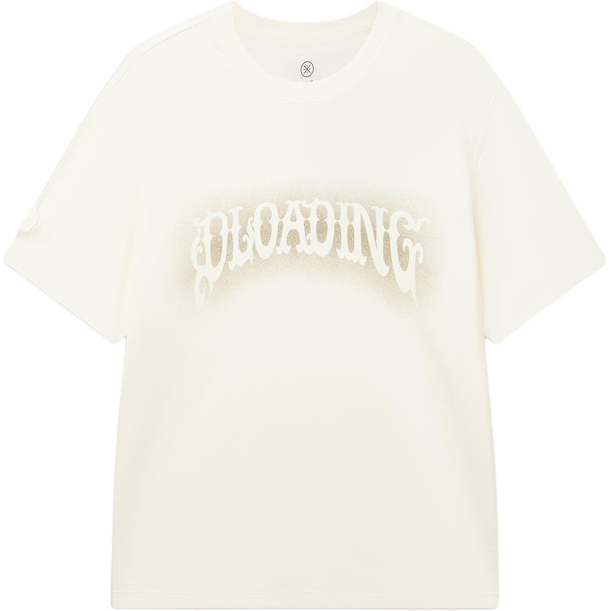 Li Ning Wade Series Round Neck Letter Loose Short Sleeve T-Shirt Men tops AHSW133-3 S