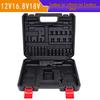 12V-18V Electric Drill Set: Lithium Battery, Charger, Storage Box, Screwdriver Kit