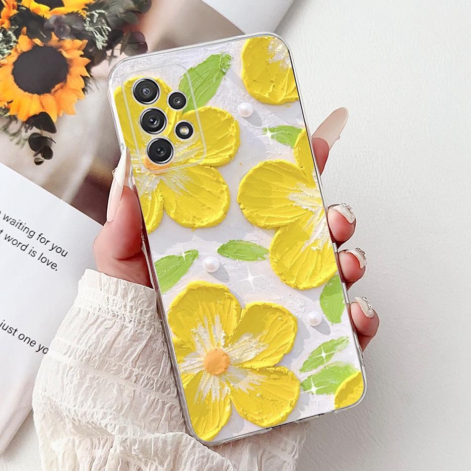 For Samsung Galaxy A32 5G Case SM-A326B Cute Fashion Painted Cover Soft Silicone Phone Case For Samsung A32 A 32 4G A325F Fundas