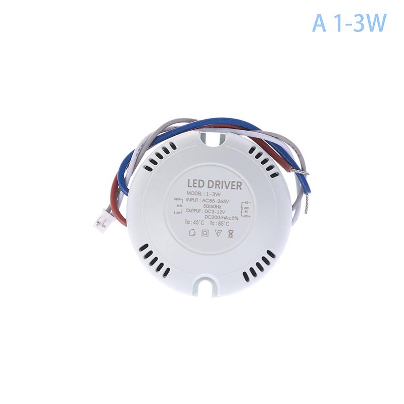 

Круглый светодиодный драйвер Ac85-265V для Dc3-135V адаптер питания внешний трансформатор для светодиодной ленты лампы внутреннего освещения A