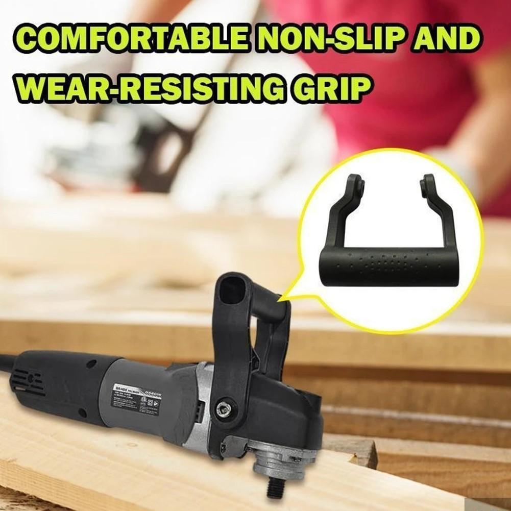 Kampinio šlifuoklio rankena 8 mm sriegio pagalbinė humanizuota konstrukcija