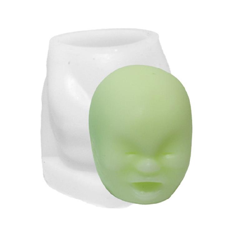 

3D Human for Head Epoxy Mold Making Soap Melt Resin Polymer Clay Home Decoration
