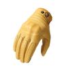 Men's Harley Retro Cowhide Windproof Motorcycle Gloves, Protective and Anti-fall for All Seasons Outdoor Riding.