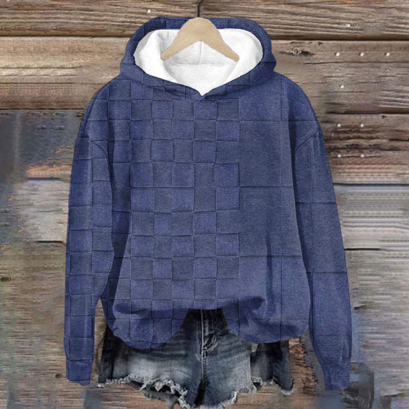 

Спортивний костюм з капюшоном Одяг для бігу Пуловер з довгим рукавом Толстовка Толстовка S синій