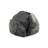 Men Autumn Winter Velvet Ear Protection Warm Bomber Hats Women PU Windproof Snow-proof Riding Hat Ski Slouchy Cap