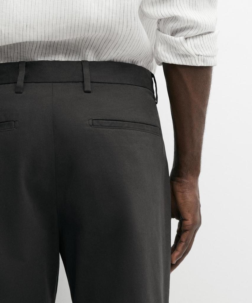 Masimodutti Cotton Slim Fit Pants