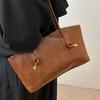 Bolsa de grande capacidade feminina outono e inverno nova moda bolsa de ombro para o trabalho design casual de nicho bolsa tote personalizada