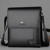 Herren Umhängetasche, Große Kapazität Business Casual Crossbody Tasche, Strukturierte Mehrschichtige Design, Klappdeckel Rucksack, Vertikaler Stil für Männer