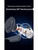 ES-910 Bone Conduction Bluetooth Headphones, IPX8 Waterproof, 32GB Memory, Perfect for Swimming and Sports