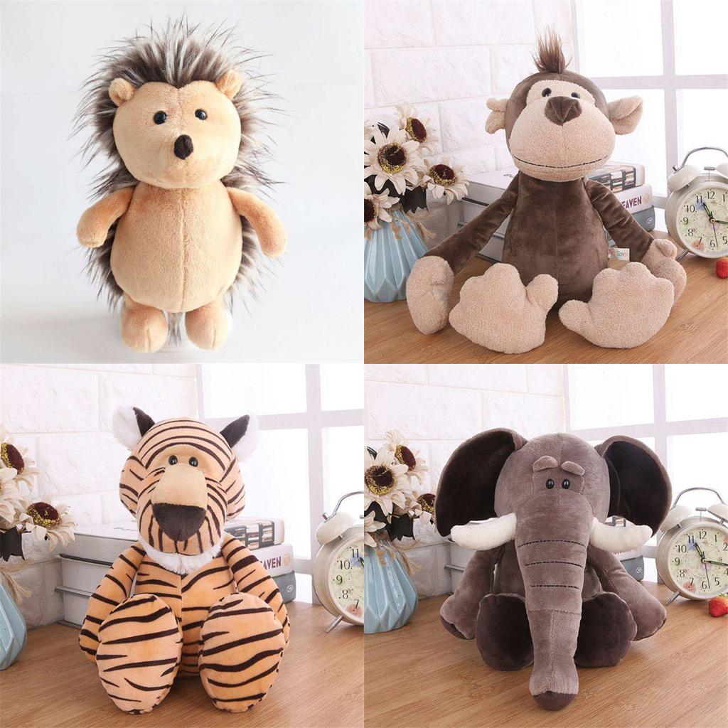 Cute Design Jungle Animal Plush Toy Ideal Home Decoration Entertainment Companion