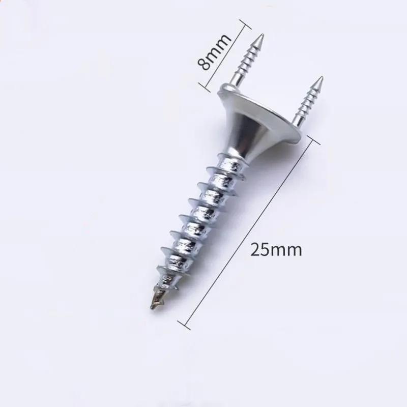 

50 шт. гвоздей для цельного деревянного плинтуса, бесшовные двухсторонние саморезы, специальные гвозди Foot Line, невидимые защитные винты