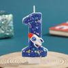Children's Rocket Birthday Candle Numbers 0-9 - DIY Cake Decorations