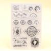 KLJUYP Postal Clear Stamp Transparent Clear Silicone Stamps for DIY Scrapbooking/Card Making/Kids Crafts Decoration