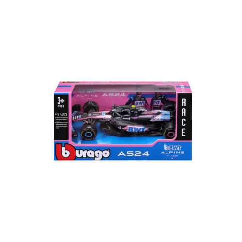 Bburago 2024 Model 1/43 Alpine A524 #10 Pierre Gasly / Race Sports Car Diecast Model Car 18-38219 (#10)