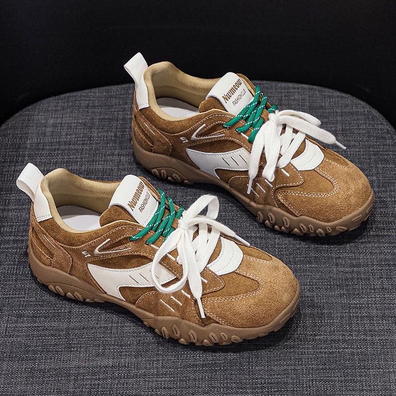 Кроссовки De Training на плоской подошве в стиле ретро Forrest Gump Shoes Casual Sneakers 35 коричневый 4375₽